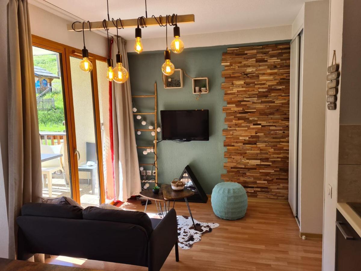 Les Orres 1800 Appartement 4 P Jacuzzi Balneo Prive Vue Piste Piscine Residence Экстерьер фото